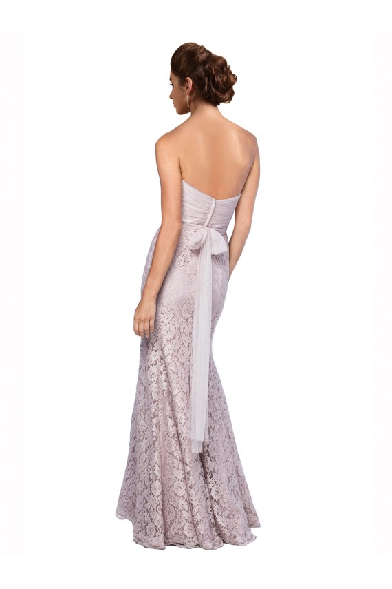 Inexpensive Floor Length Fitted Sweetheart Lace Prom Dress UK