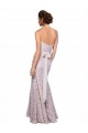 Inexpensive Floor Length Fitted Sweetheart Lace Prom Dress UK
