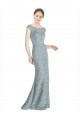 Inexpensive Off the Shoulder Mermaid Lace Prom Dress with Cap Sleeves UK
