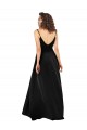 Inexpensive High Low V-Neckline Silky Satin Tulip Prom Dress with Wrap Skirt UK