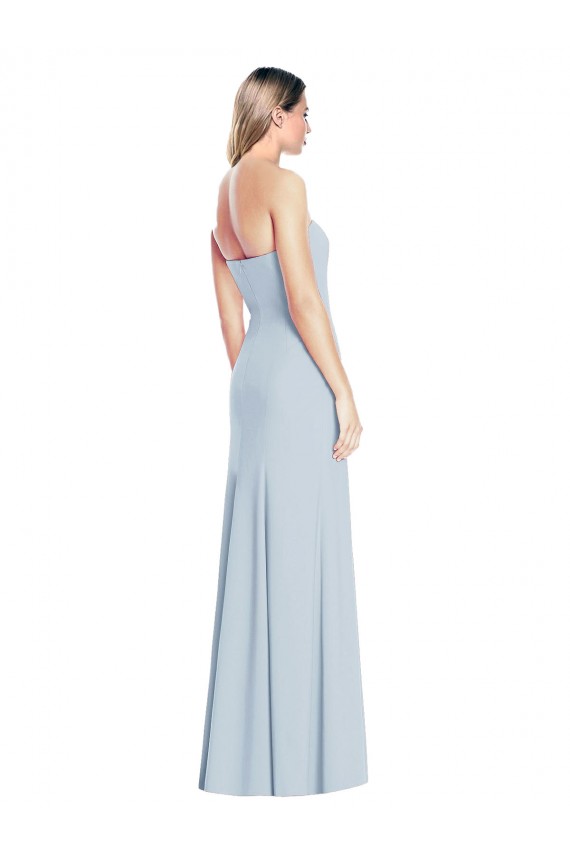 Inexpensive Sweetheart Strapless Flared Skirt Maxi Prom Dress UK