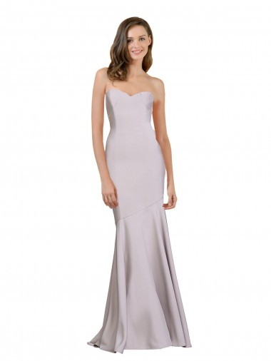 Inexpensive Crepe Mermaid Prom Dress with Low Back UK