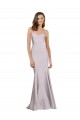 Inexpensive Crepe Mermaid Prom Dress with Low Back UK