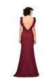 Inexpensive Crepe Slip Prom Dress with Ruffled Straps UK