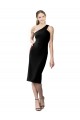 Inexpensive One Shoulder Short Crepe Cocktail Prom Dress / Homecoming Dress UK