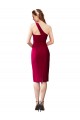 Inexpensive One Shoulder Short Crepe Cocktail Prom Dress / Homecoming Dress UK